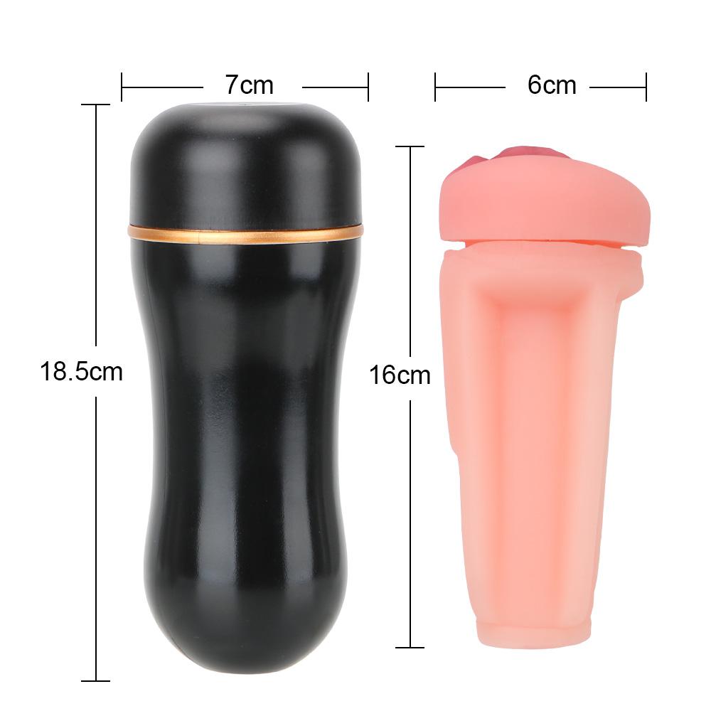 16cm Male Masturbator Vaginal For Men 18 Sexy Toys Penis Pump Glans Sucking Sex Goods Adult Vagina Real Pussy Erotic Products
