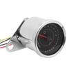 All Trust Tachometer Motorcycle Speedometer Auto Gauge Meter Parts Custom (Silver)