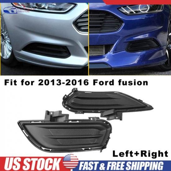 2X Передняя крышка противотуманной фары бампера Ert Левая+Правая Подходит для Ford Fusion 2013-2016