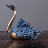 Креативный держатель для стойки, статуя лебедя из смолы, подставка, настольный дисплей, полка, орнамент
