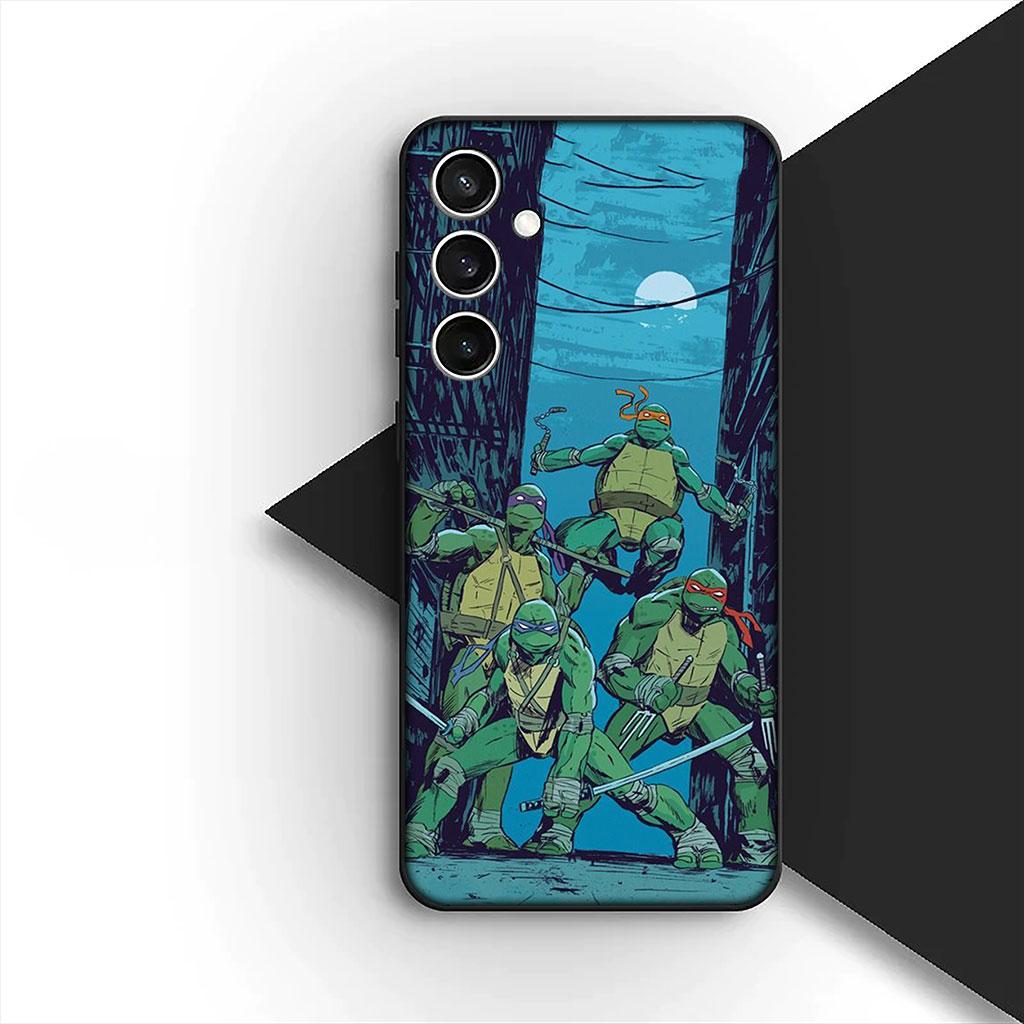 Phone Cover for Motorola Moto G86 G57 E14 E15 G14 G34 G35 G84 G24 A54 G15 Power E22 Soft Case Ninjas Anime T-Turtles Cartoon