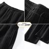 Sports suit spring zipper stand up collar jacket elastic casual pants men's knitted casual two-piece set men