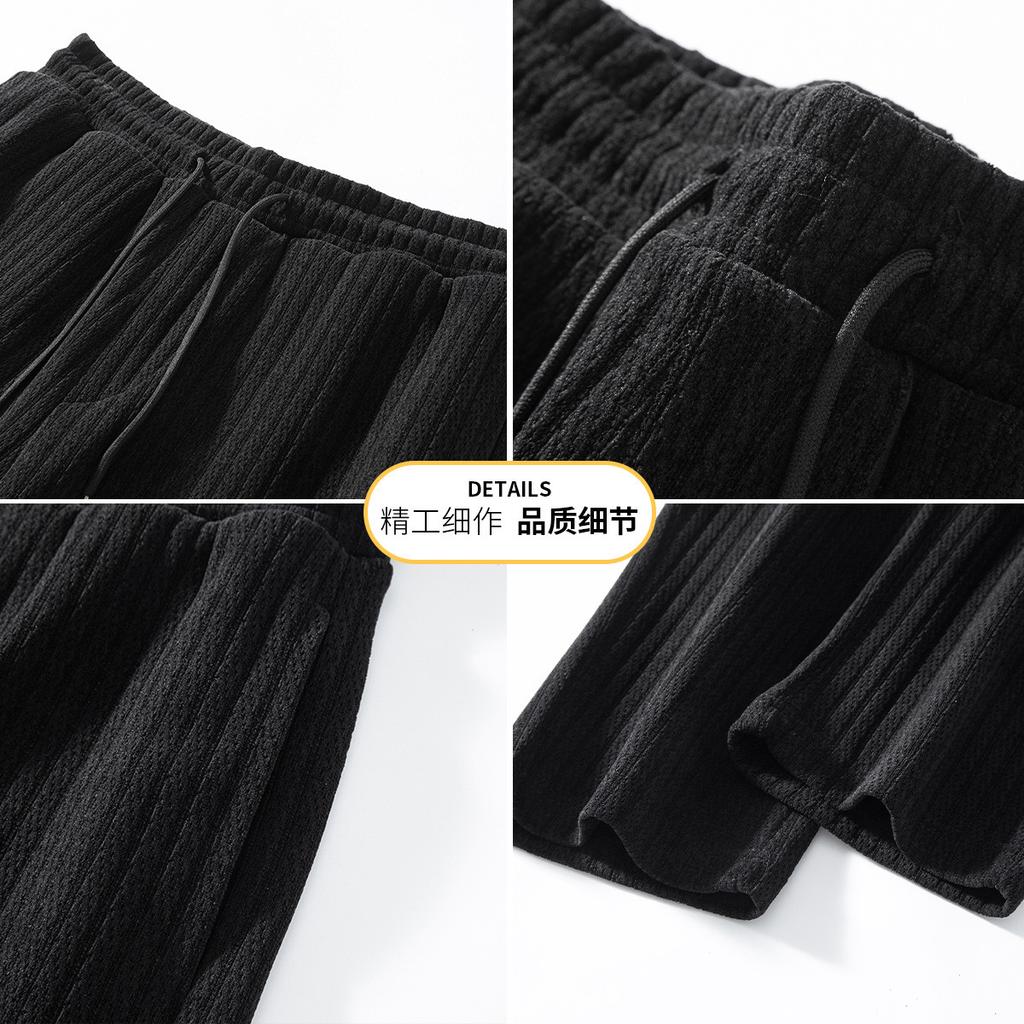 Sports suit spring zipper stand up collar jacket elastic casual pants men's knitted casual two-piece set men