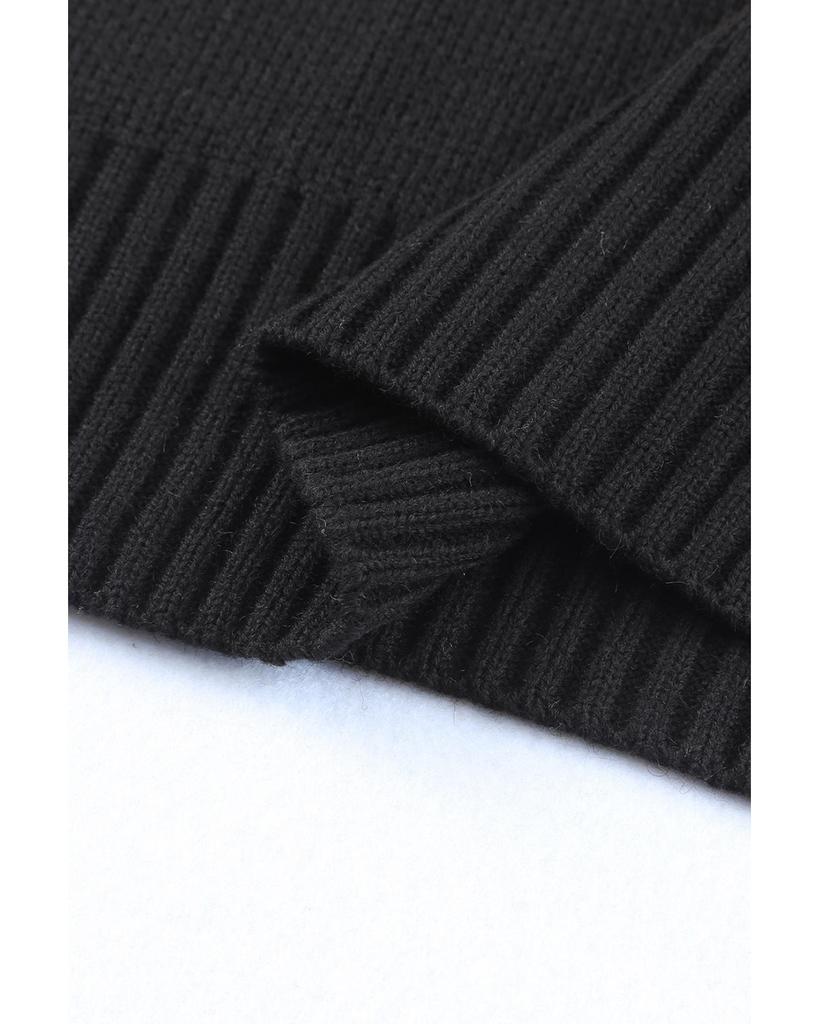 Azura Exchange Свитер с длинными рукавами в стиле колор-блок