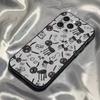 Чехол для телефона Drake O-OvO OWL для iPhone 16,15,14,13,12,11, Pro, Max, Plus, X, XS, SE4, E, Mini, Мягкий черный чехол
