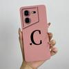 Чехол для Tecno Pova 5 Pro Чехол для Tecno Pova 5 LH8n LH7n Чехол Pova5 pro Жидкий Мягкий Силиконовый Чехол для Телефона Милый Чехол с Первыми Буквами