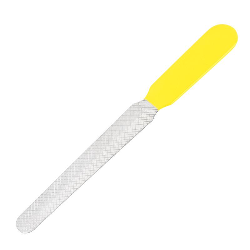 Stainless Steel Double Sided Pet Nail File Non Slip Handle Manual Grinding Nail Polishing Tool for Dogs Cats Grooming Supplies
