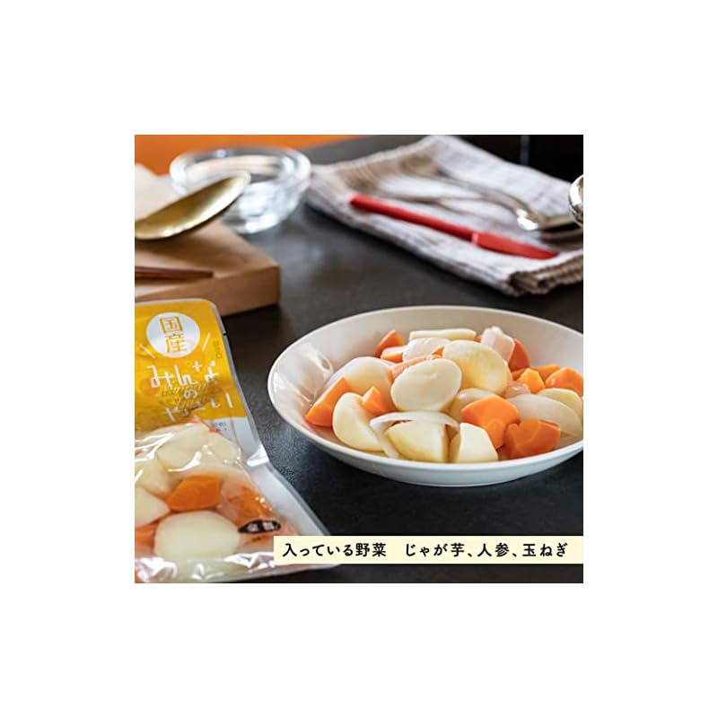 Pearl Rice Minna no Yasai (Everyone's Vegetables) Domestic Meat and Potato Stew - Curry Mix 300g (approx. 2 servings) x 6 bags