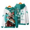 Game Genshin Impact Kazuha Cosplay Hoodies Male 3D Print Anime Sweatshirts Men Women Tracksuit Pullovers Coat Y2k Men's Clothing