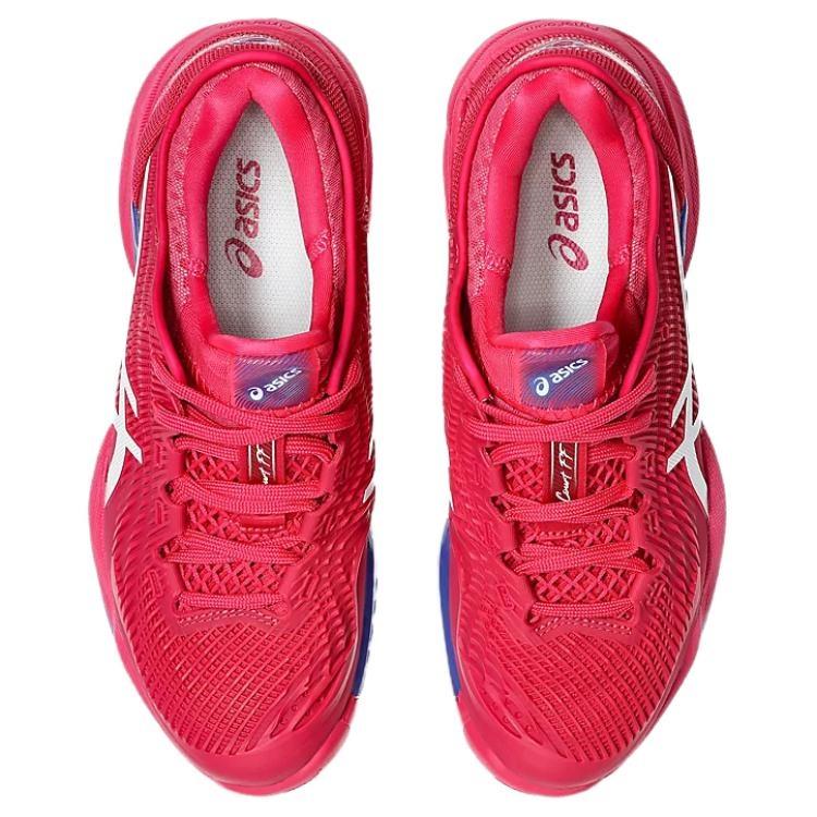 Asics Кроссовки для тенниса Court FF 3 с износостойкостью, низкие, женские, красные 1042A220-700