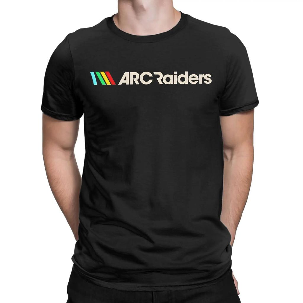 Arc Raiders Печатная хлопковая футболка Мужская Повседневная Свободный крой Пара Мода Уличная одежда harajuku графические футболки оверсайз футболка