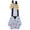 Pet Chicken Duck Diapers Waterproof Breathable Goose Clothes Diaper with Bow for Poultry