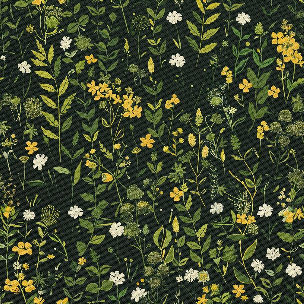 Outdoor Dekostoffe Oxford - Motiv Frühling I Dx7216