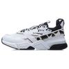 Li Ning 001 Shock Absorbing Non-Slip Wear-Resistant Low-Top Running Shoes Women Sneakers White Black AGCR032-4