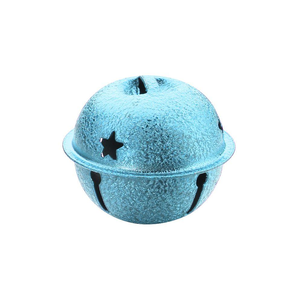 10 шт. 40 мм Поделки Товары для питомцев Украшение для рождественской елки Подвесные украшения Матовые колокольчики Яркий железный Звенящий