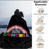 1pc Gumball Universe Cozy Print Blanket Lightweight Warm Flannel Throw Blanket For Sofa, Bed, Living Room