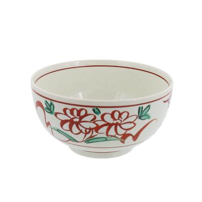 ВОСТОЧНЫЙ стол (Восточный стол) Окономи Донбури, Расписанная вручную красная роспись, Большой [16 см], Японская посуда 16-025, Сделано в Японии, Подходит для микроволновой печи