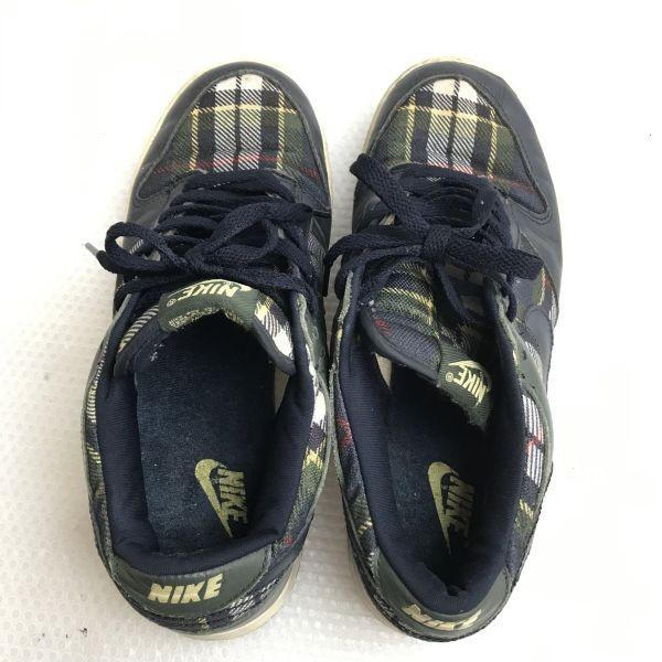 Nike Кроссовки DUNK LOW PREMIUM 26.0 темно-синий клетчатый узор(ИСПОЛЬЗОВАЛ)