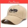 Adjustable Cotton Baseball Cap With Embroidered Letters For Casual Men And Women