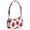Coach Swinger 20 Strawberry Print Top Zip Closure Glove Tanned Leather Handheld Shoulder Bag Small Women handbags Chalk Multicolor CT881-LHCAH