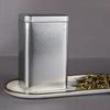 Metal Retro Square Tea Can Candy Food Storage Case With Lid Packaging Box Containers