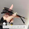 Роскошные безободковые ультрасовременные фотохромные очки для близорукости, меняющие цвет очки для близорукости, блокирующие защитные очки для глаз