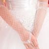 Flexible Accessories Girls Elbow Length Long Bridal Mittens Ruffle White Gloves Lace Bow Gloves