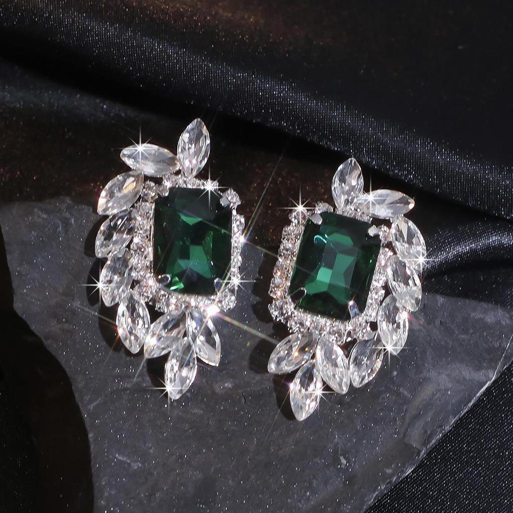 Роскошные клипсы-кисточки со стразами для женщин - Свадебные аксессуары