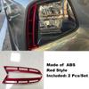 For Hyundai Tucson NX4  -  ABS Car Front Mesh Grill Molding Strip Decor Cover Trim Shiny / Carbon Fiber Look Accessories