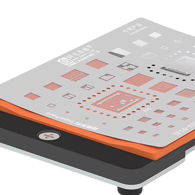 Pd-C Planting Tin Pad Reballing Platform Non-Slip Heat Resistance Magnetic Silicon Mat Cpu Ic Bga Stencils Rework Tools