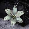 Creative Lily Simulation Flower Keychain Pendant Backpack Decoration Accessories Gifts