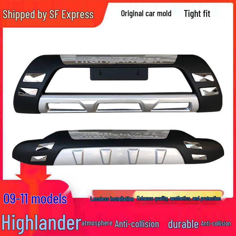 Front & Rear Bumper Guard for 09-14 Toyota Highlander (09-11, 12-14 Models)