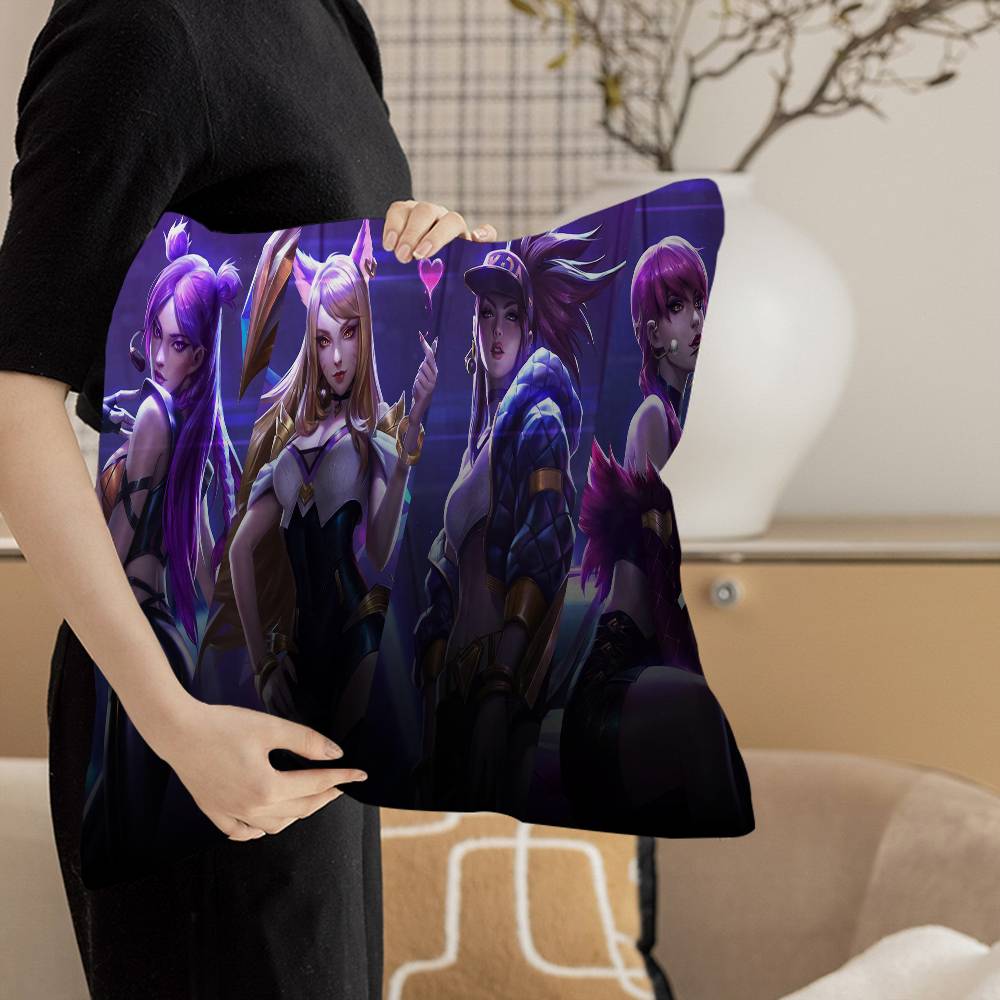 LOL KDA ALL OUT Подушка-чехол Декоративная подушка Диван Домашний декор чехол наволочки