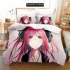 3D-принт Quintessential Anime Quintuplets Комплект постельного белья для мальчиков и девочек Twin Queen Полный размер Пододеяльник Наволочка Кровать Для Взрослых Спальня