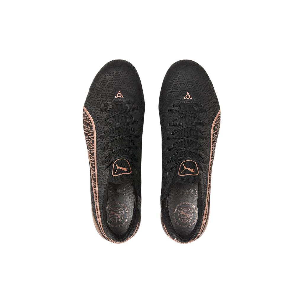 Puma King Ultimate Comfortable Lace-Up Versatile FG (Rubber Long Stud) Soccer Shoes Men Soccer Shoes Black 107554-01