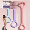 Fitness Beauty Back Figure Eight Tension Rope for Home Use, Shoulder Shaping and Chest Expansion Yoga Silicone Elastic Band