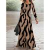 Simple Crew Neck Maxi Dress
