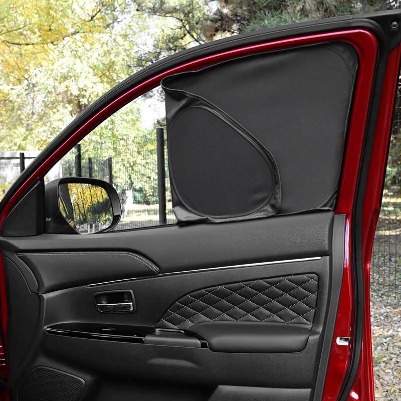 Car Black Window Privacy Sunshade For MITSUBISHI ASX 2016-2024 Auto Anti-UV Heat Insulation Protect Cover Interior Accessory