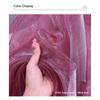 Handmade Mesh Fabric 145*100cm Decorative Yarn Fish Scale Organza Fabric  Wedding Dress