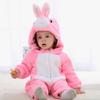 Piżama Onesie Przebranie Śpiochy Różowy Króliczek Niemowlę 110: 90-95 Cm