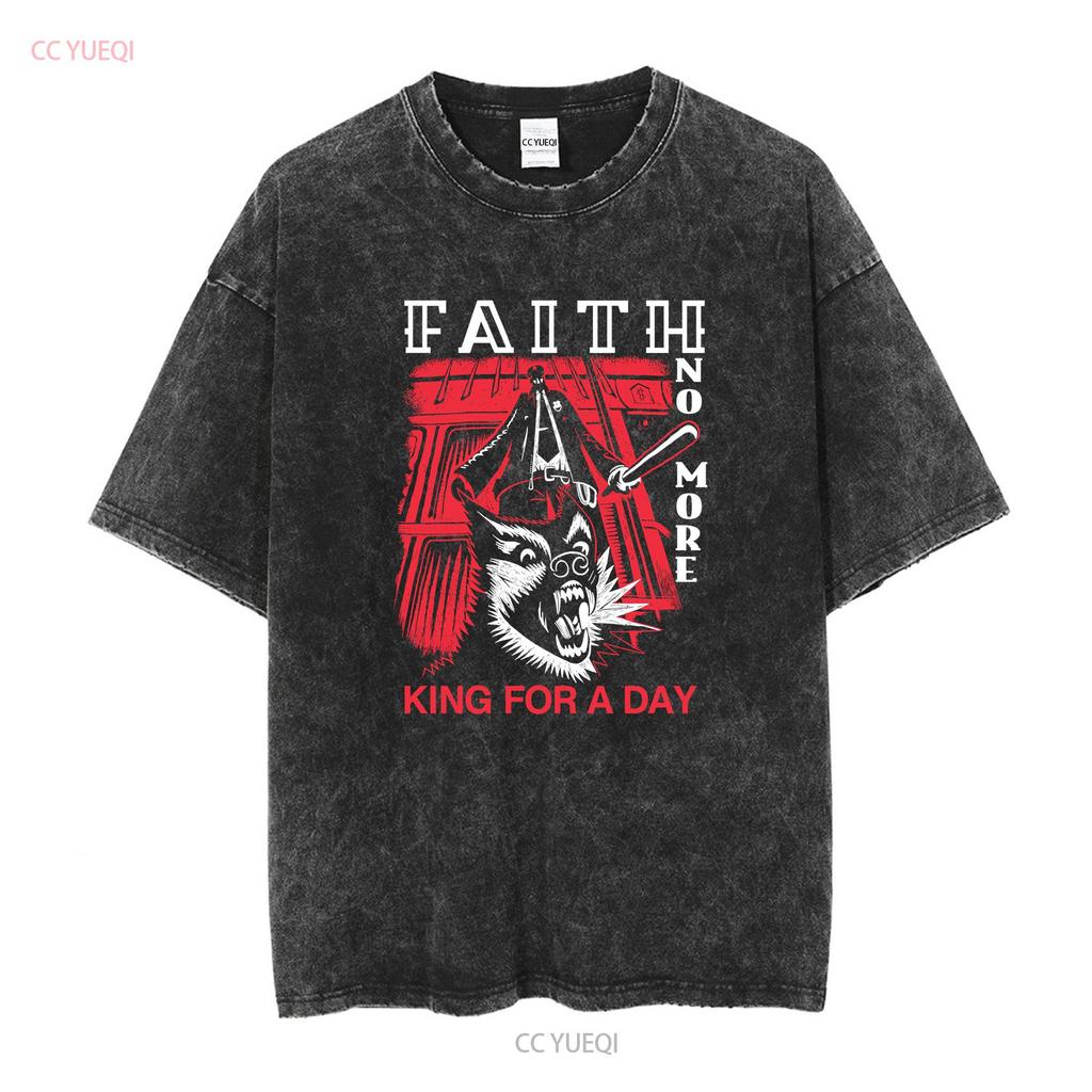 Vintage 90s Faith No More King For A Day Black T shirt Sz L vintage Washed Comfortable fashion designer clothes