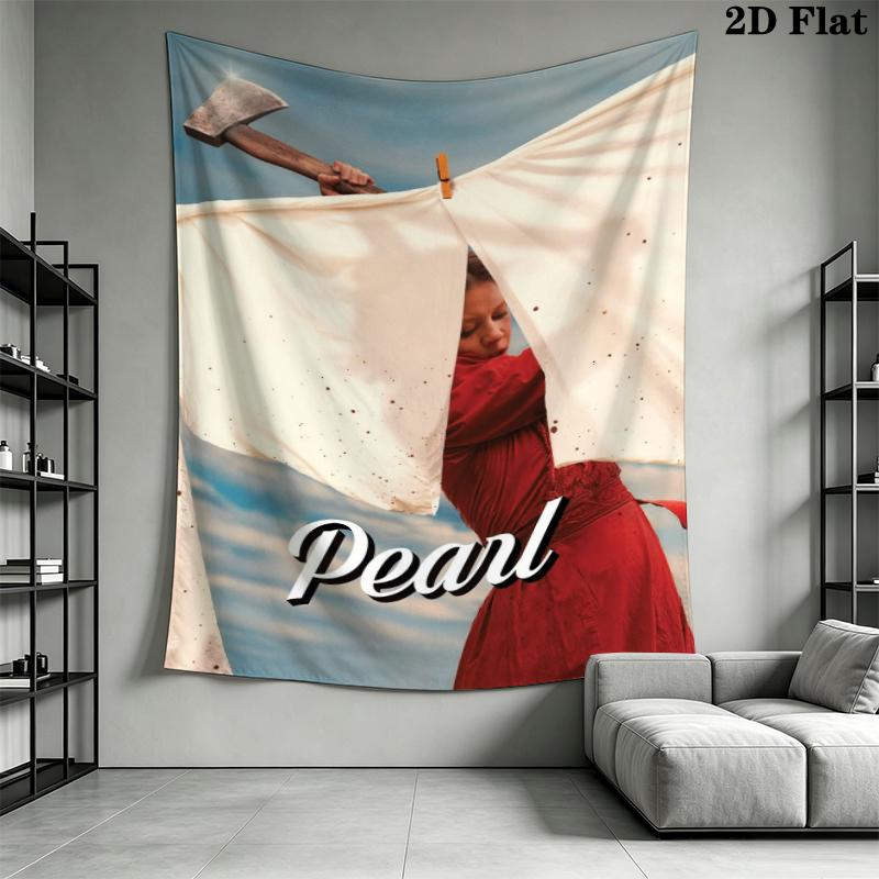 Pearl movie Wall Tapestry Aesthetic Wall Hanging Printed Fabric Blanket Decorative Tapestries for Bedroom Living Room Home Decor