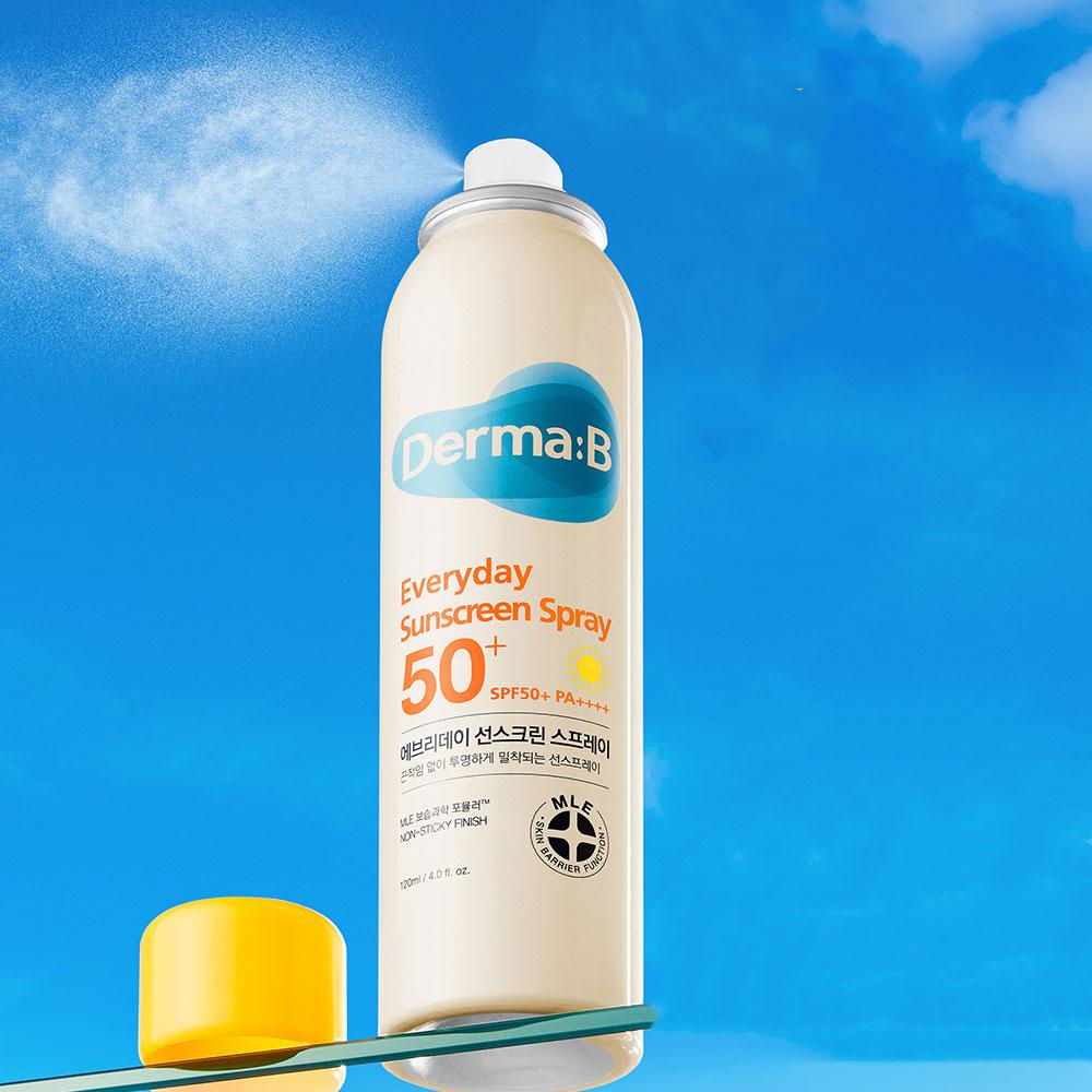 DERMA:B Солнцезащитный спрей для ежедневного использования SPF50+ PA++++ 120 мл