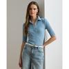 Поло с коротким рукавом в рубчик Lauren Ralph Lauren Wmlrknis5020152400