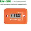 Yooreal Digital Hour Meter Tachometer RPM Gauge, Waterproof IP68 Design for Lawn Mower Car Engine Tractor Chainsaw Outboard Motor Garden Generator