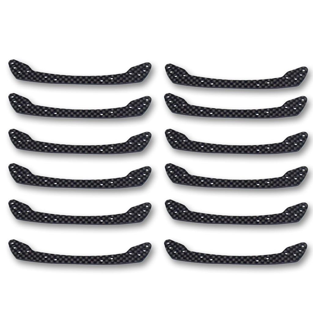 Передний бампер mokedo-factory карбоновый дуговой элемент карбоновая обработка основание полный капот передняя стойка 1,5 мм (12 шт.)