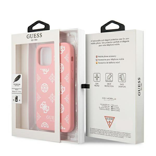 Guess Guhcp12Llspewpi Iphone 12 Pro Max6,7 Różowy/Pink Hard Case Peony Collection