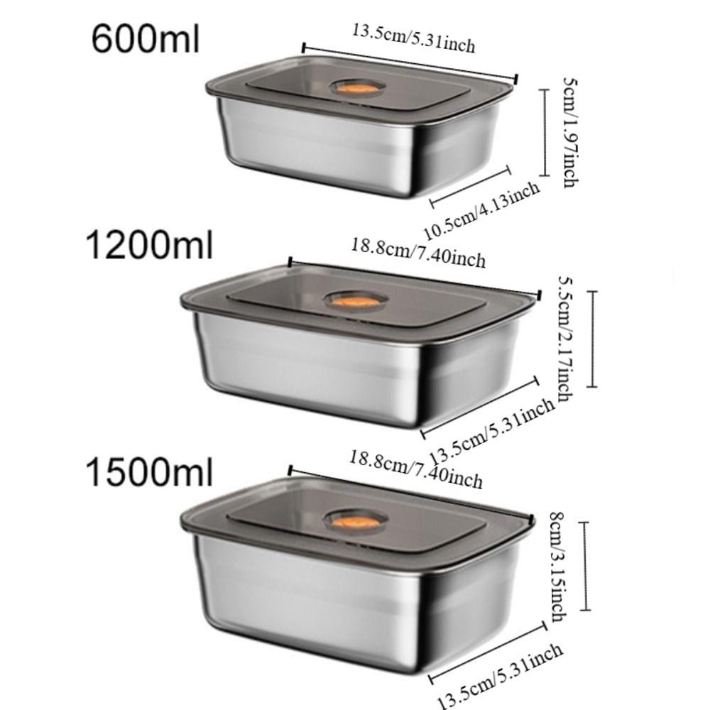Leak-proof Lunch Box Microwaveable Food Container Kitchen Supplies Food Storage Box Refrigerator