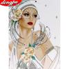 Diamond Painting Girl 5d Diamond Embroidery Sale Rhinestones Pictures