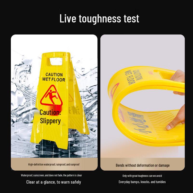 Langshen Wet Floor & Out of Service Safety Sign